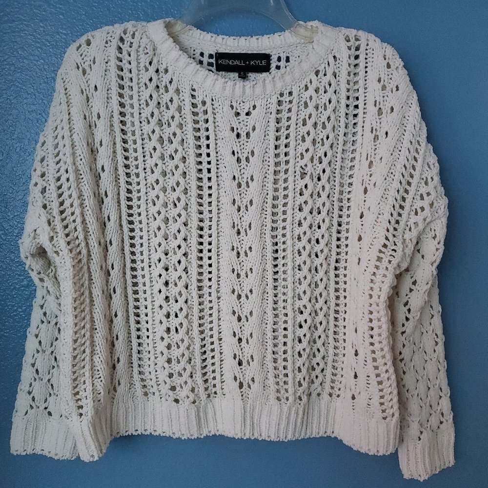 KENDALL + KYLIE, Size S, White Sweater